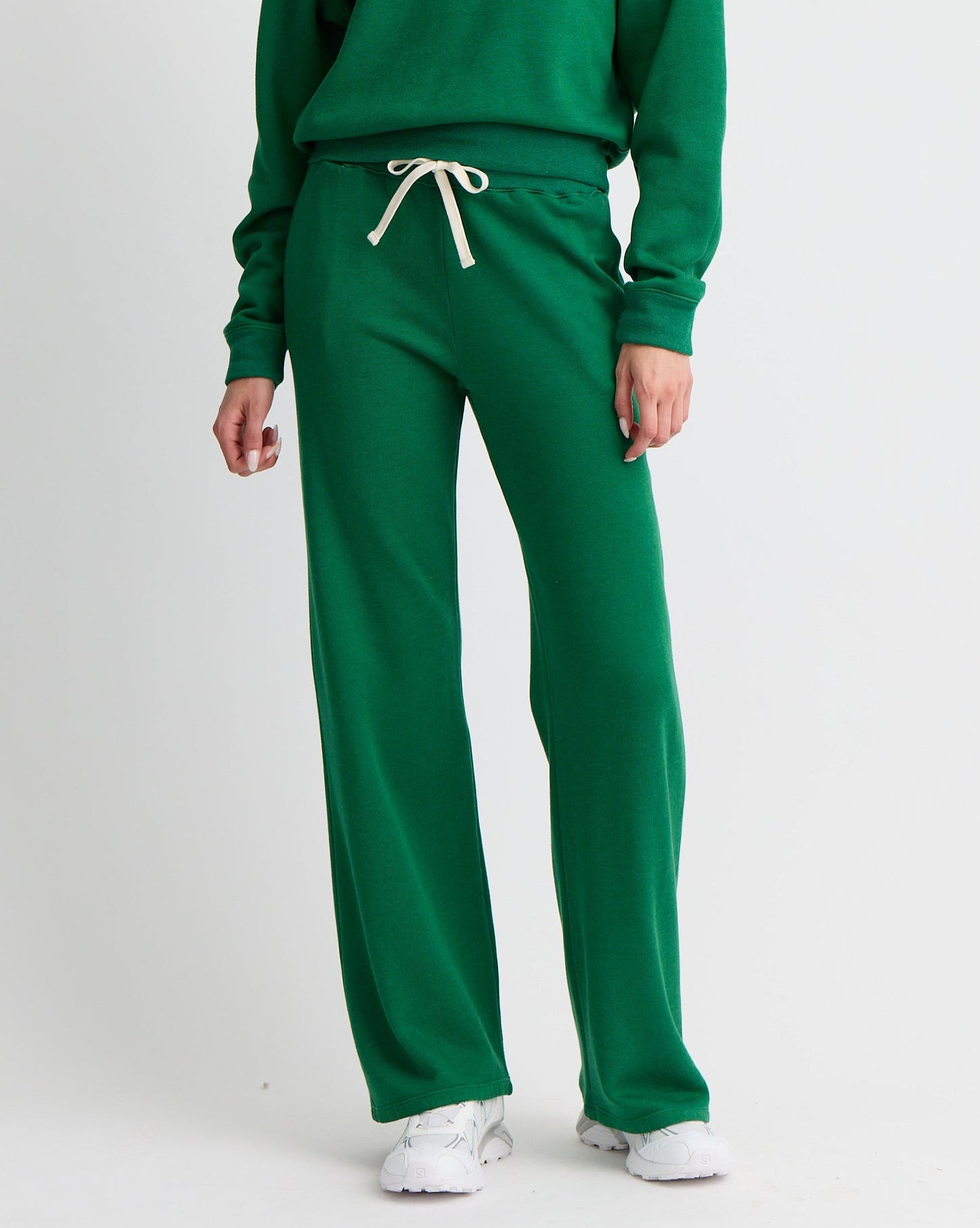 Teddy Fleece Straight Leg Sweatpant