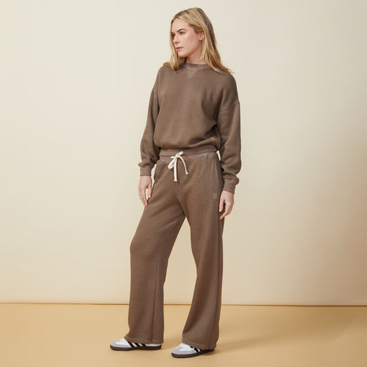 Teddy Fleece Crew Neck Sweatshirt