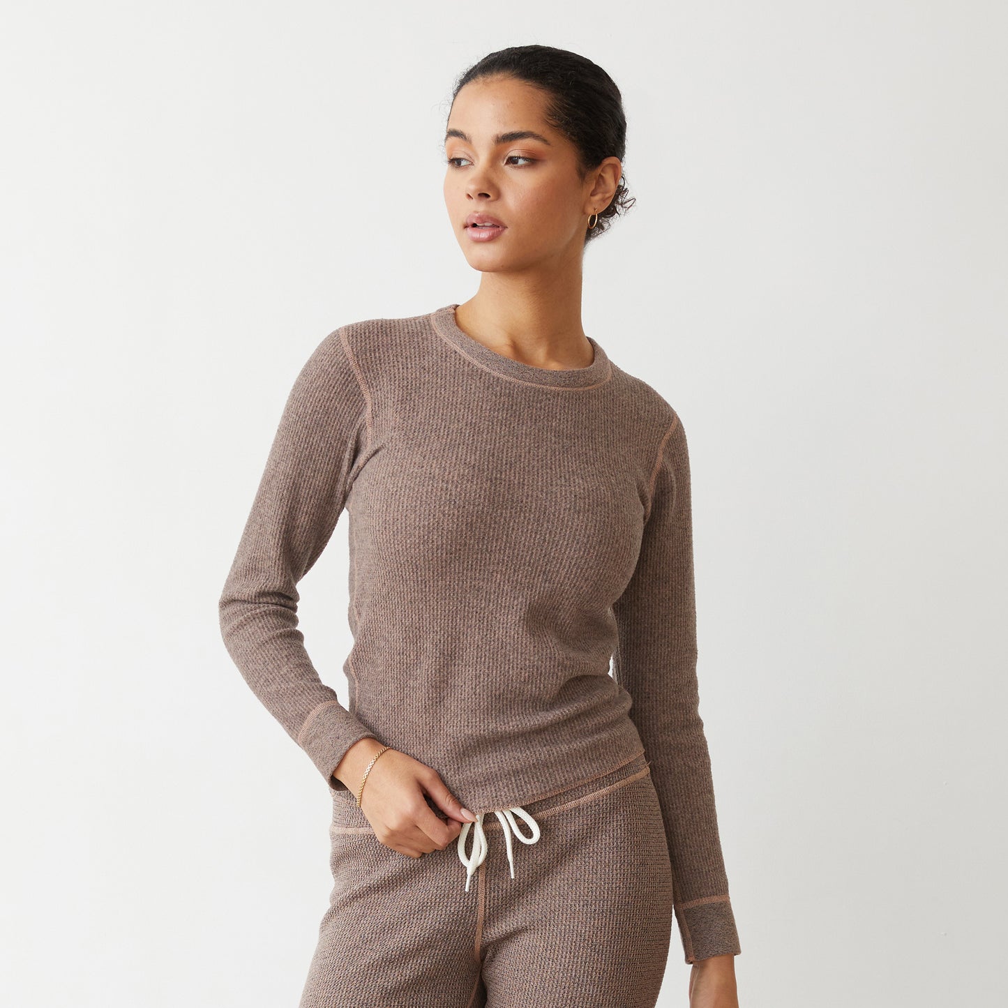 Cozy Heather Thermal Long Sleeve
