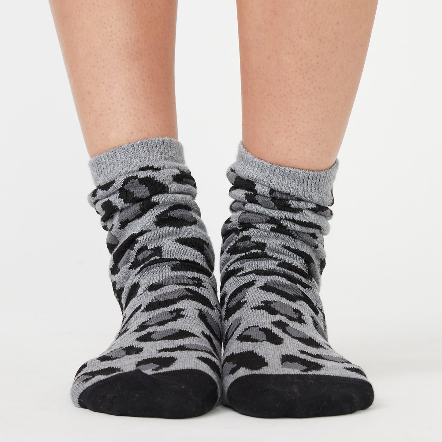 Leopard Calf Socks