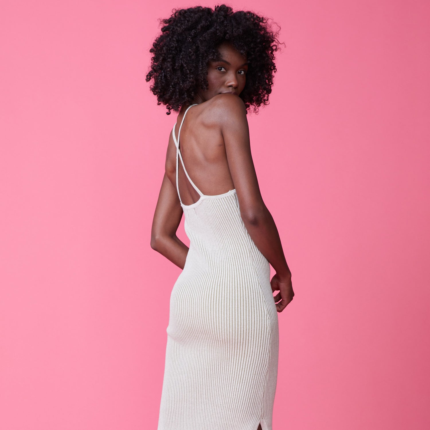 color group - TANK MAXI SWEATER DRESS - HD0454