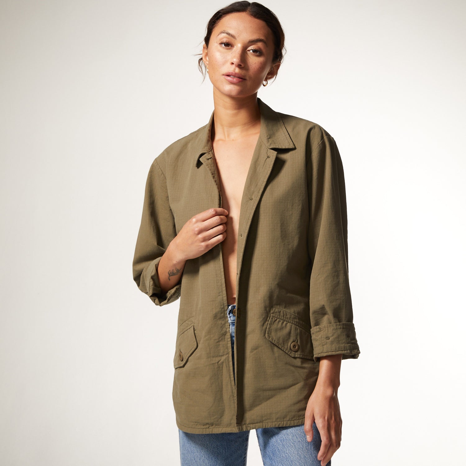 color group - VINTAGE SHIRT JACKET - HJ0207