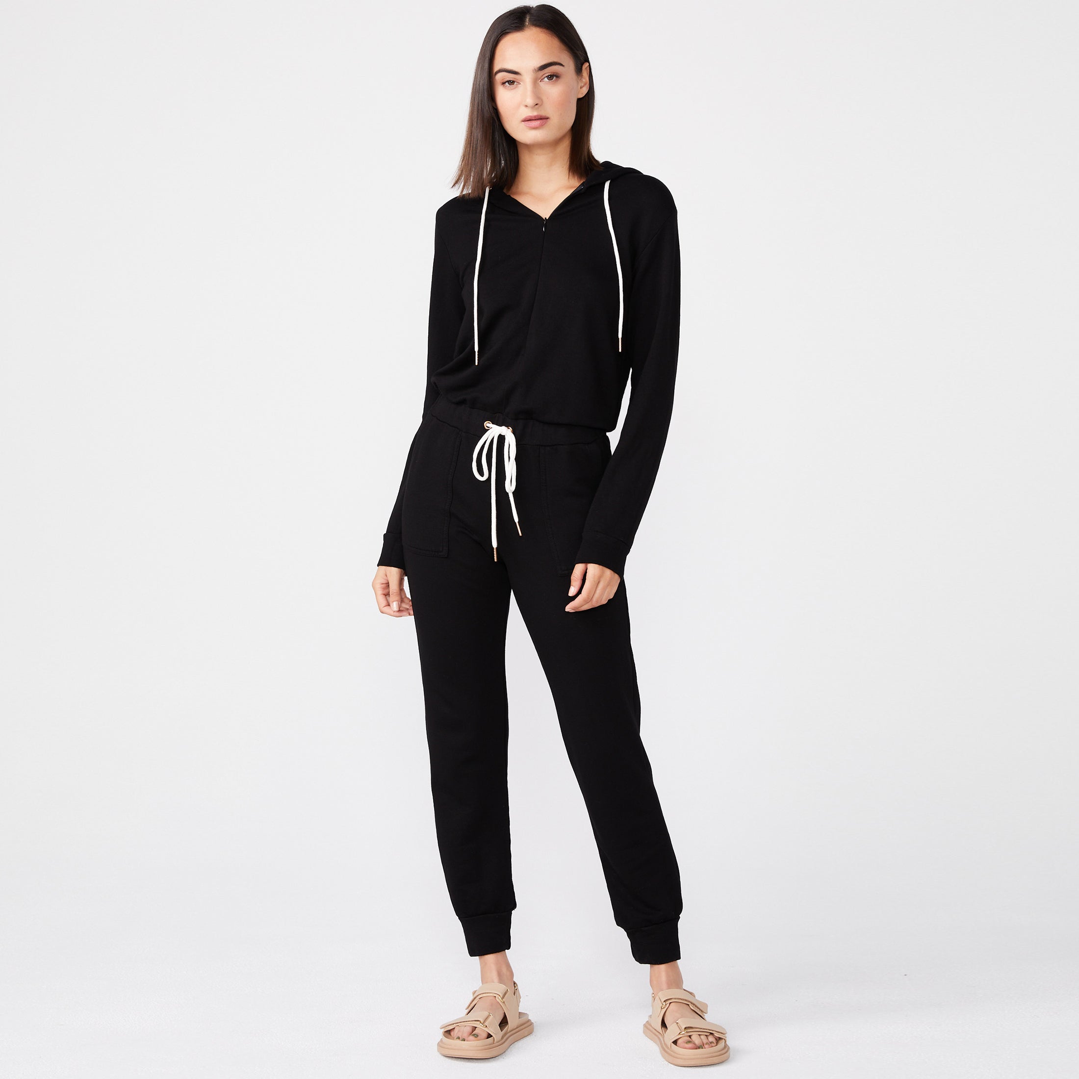 UNDERCOVER Hooded Jersey Jumpsuit | Hervia