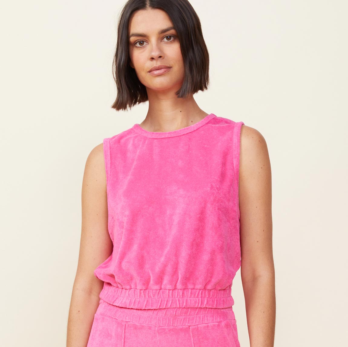 color group - TERRY CLOTH TANK - HT1194