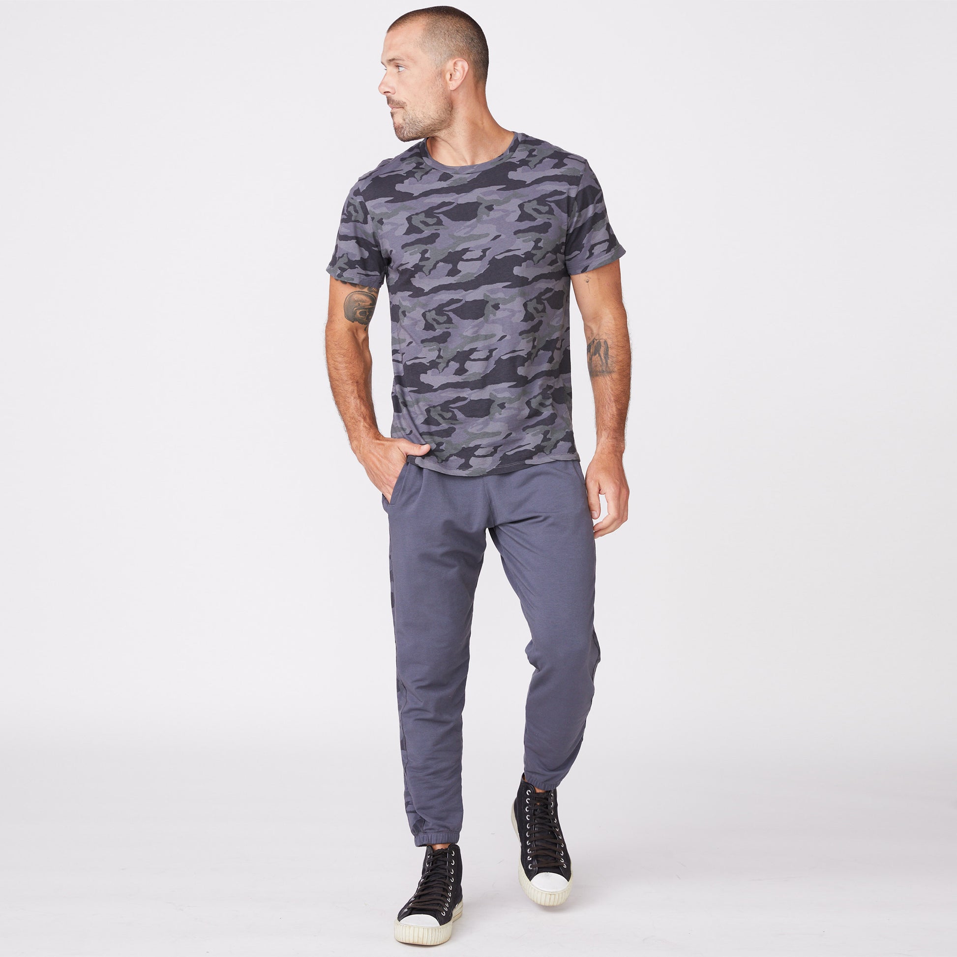 Camo Stripe Lounge Sweats (6716986392758)