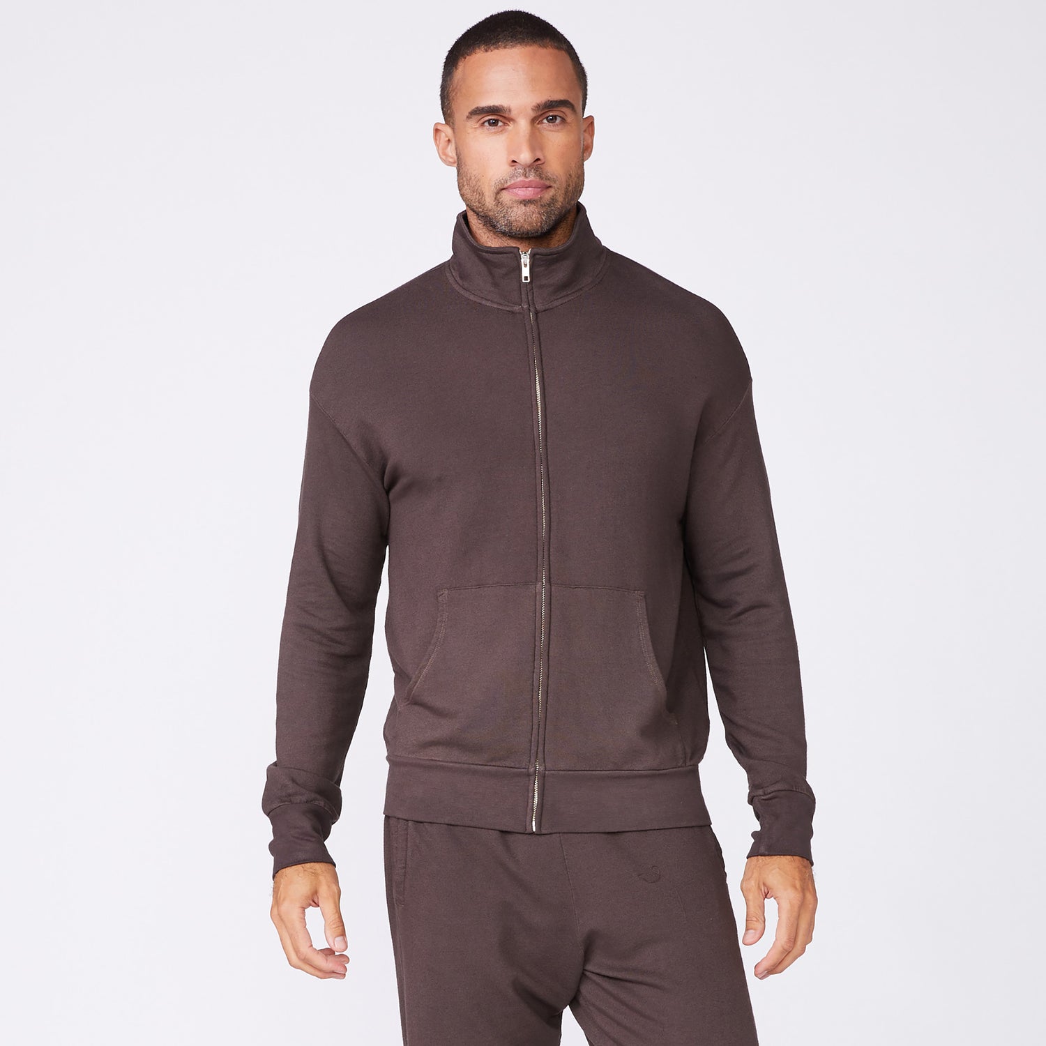 color group - MENS MOCK NECK ZIP UP - MJ0005