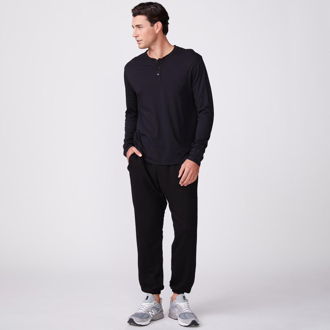 Merino Wool Sweater Lounge Jogger Dusk - Monrow main image 0