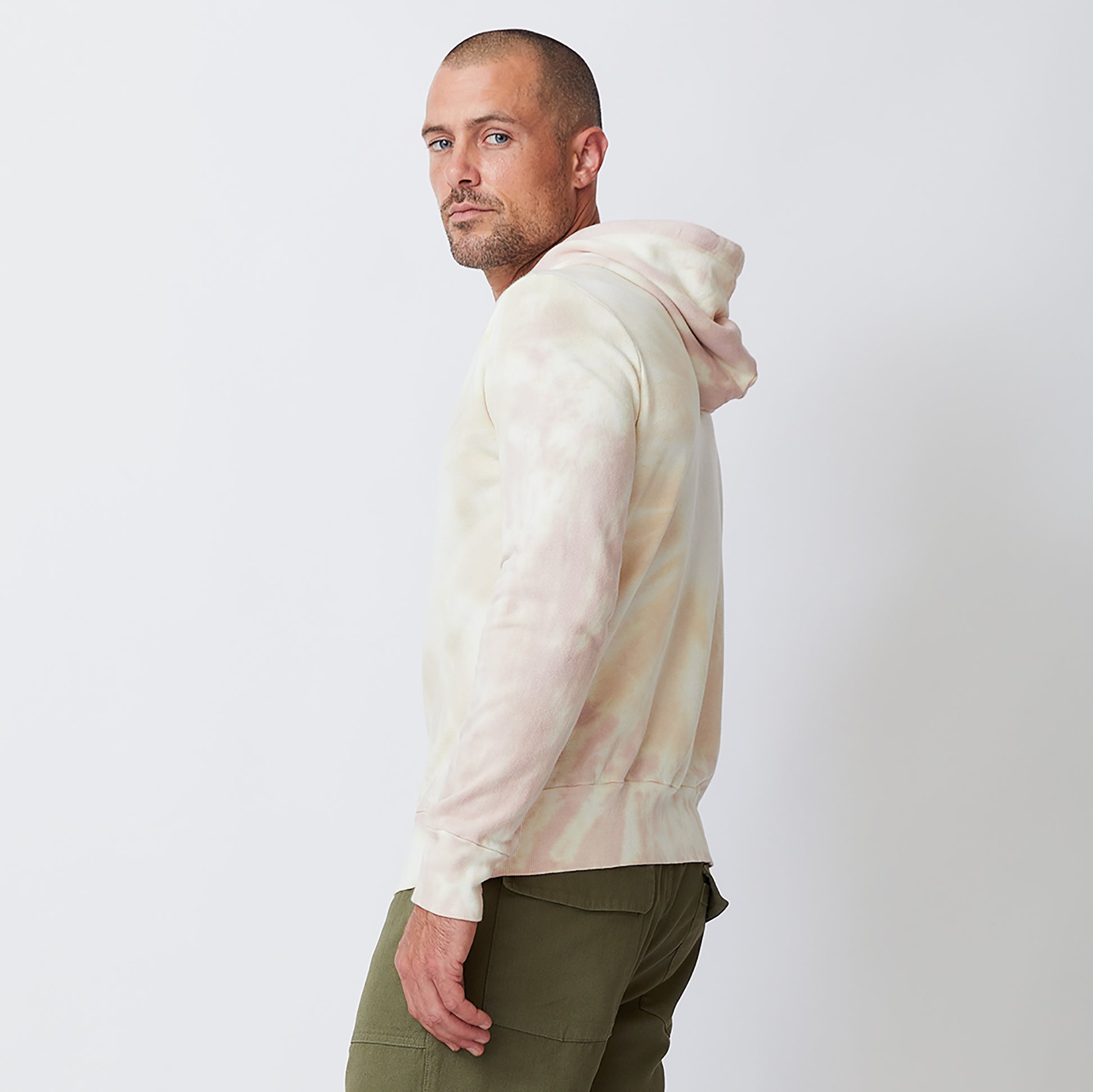 Sunburst Tie Dye Pullover Hoody (4877948223590)