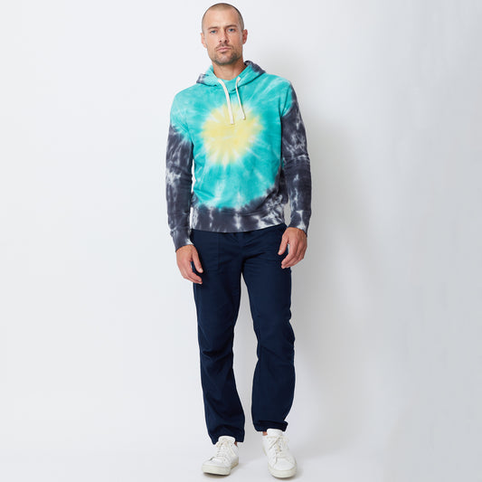Sunburst Tie Dye Pullover Hoody (4877949239398)