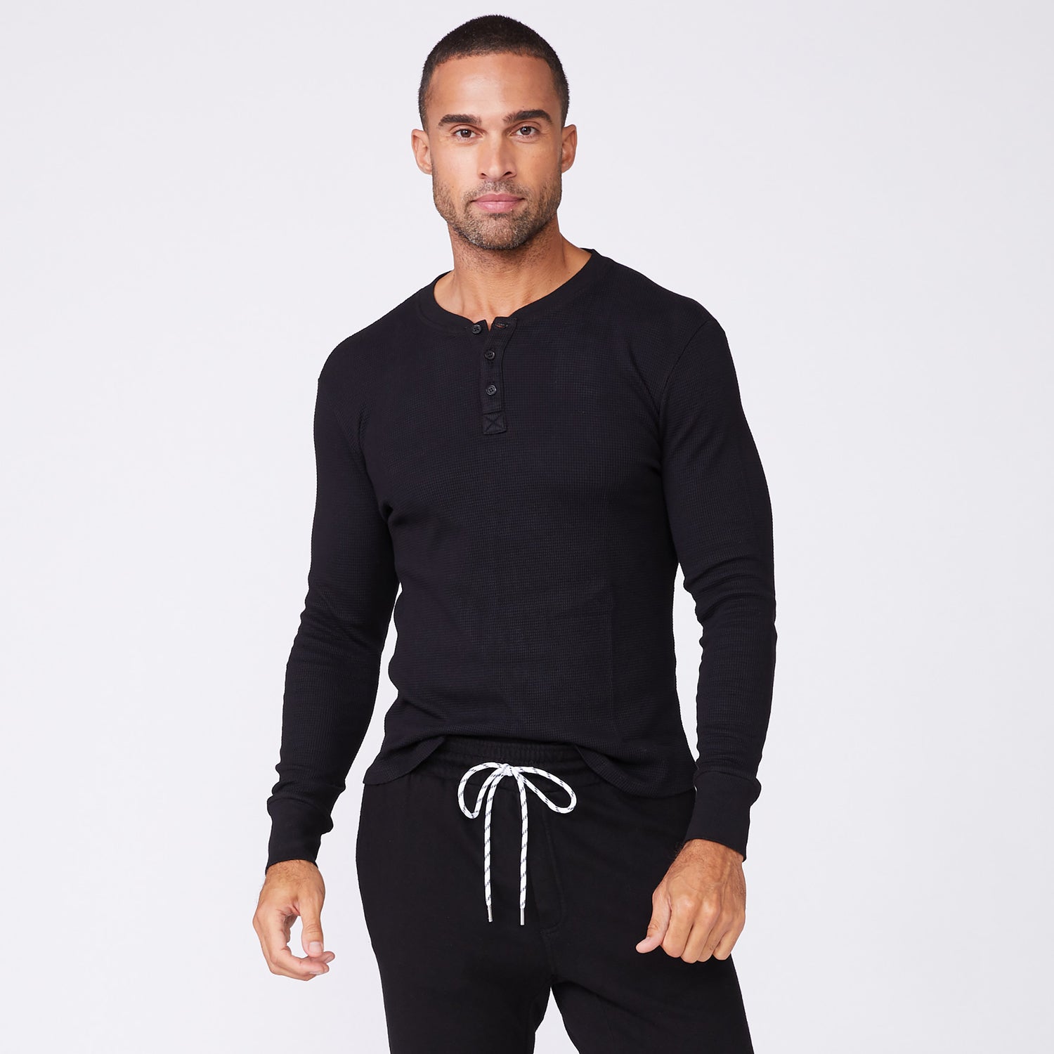 color group - MENS THERMAL HENLEY - MT0056