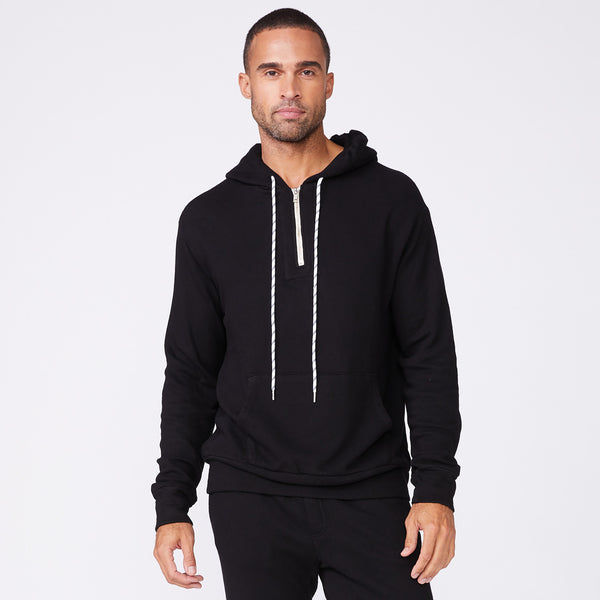 Bungee Cord Quarter Zip Hoody – MONROW