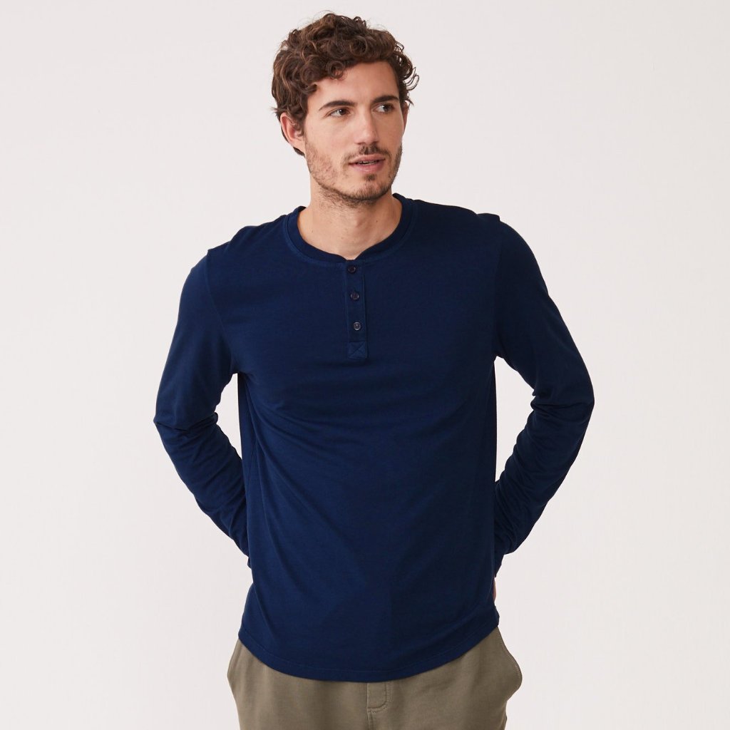 Long Sleeve Henley – MONROW