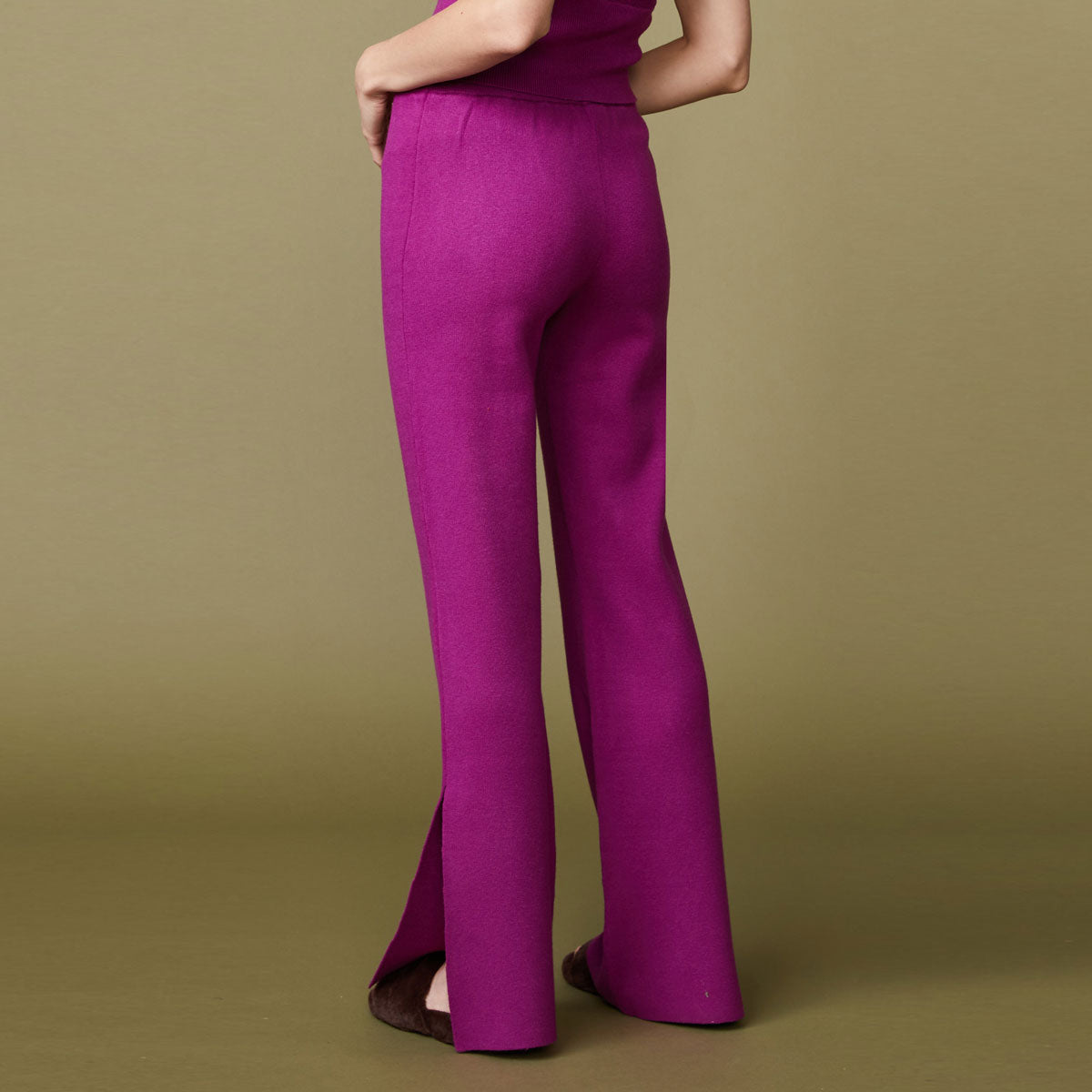 Supersoft Sweater Knit Flare Pants