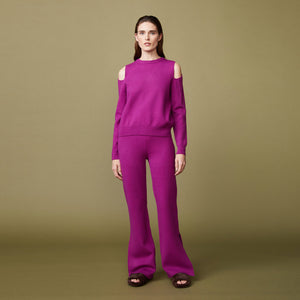 Supersoft Sweater Knit Flare Pants